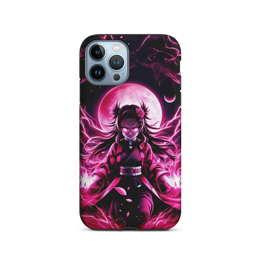 Demon Slayer Nezuko Battle Mode iPhone 15 Pro Case