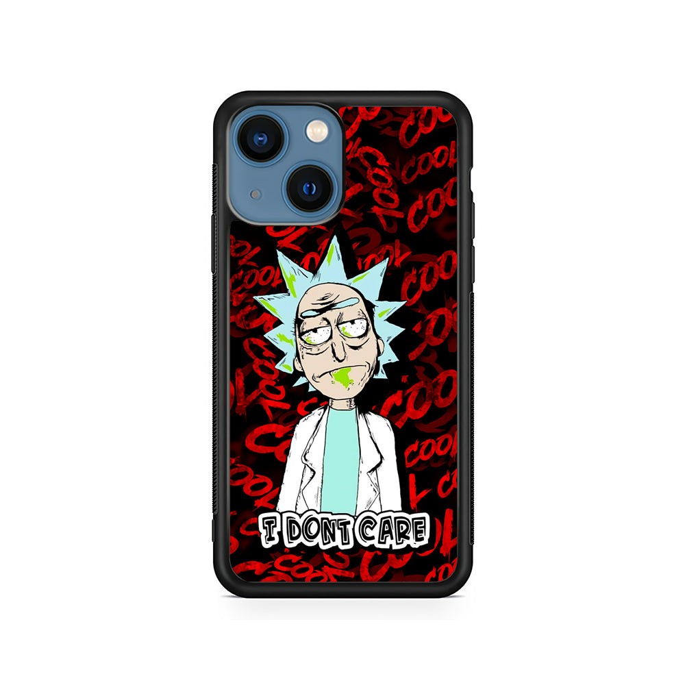 Dr Rick I Don't Care iPhone 14 Case