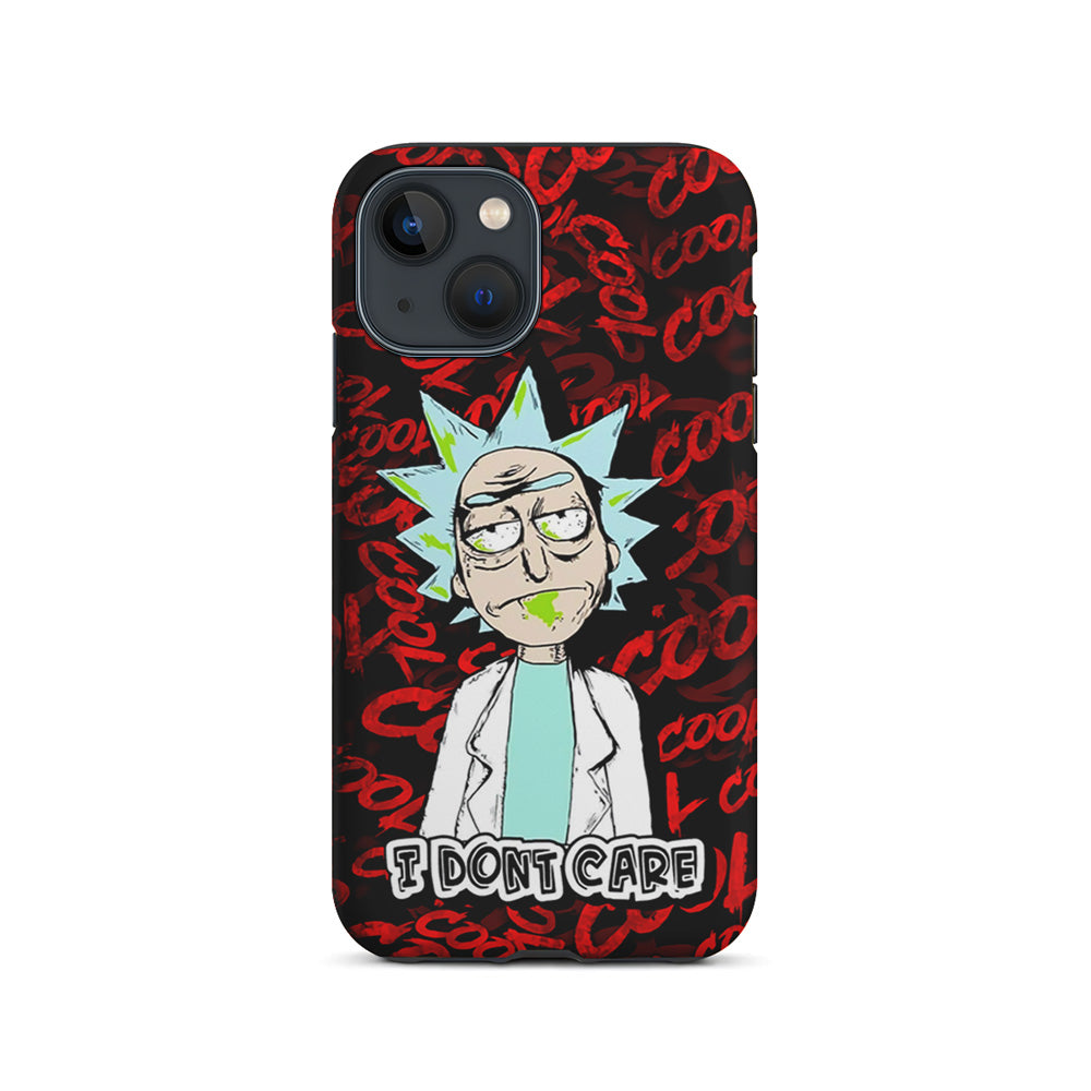 Dr Rick I Don't Care iPhone 14 Case