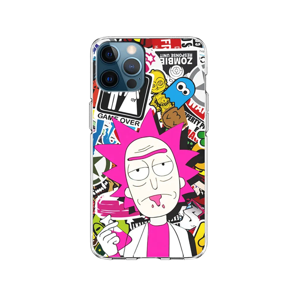 Dr Rick Sanchez Scientist iPhone 14 Pro Case