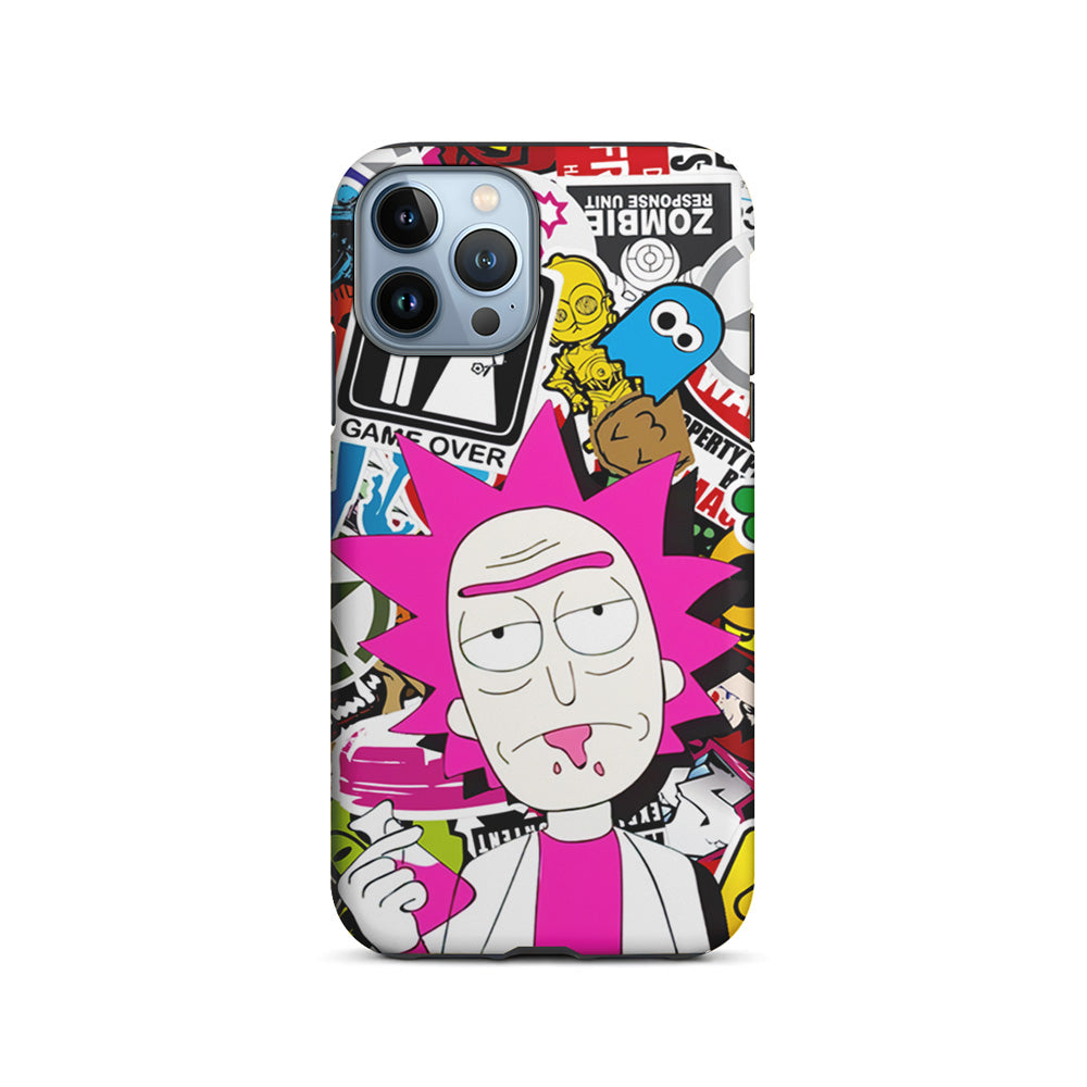 Dr Rick Sanchez Scientist iPhone 14 Pro Case