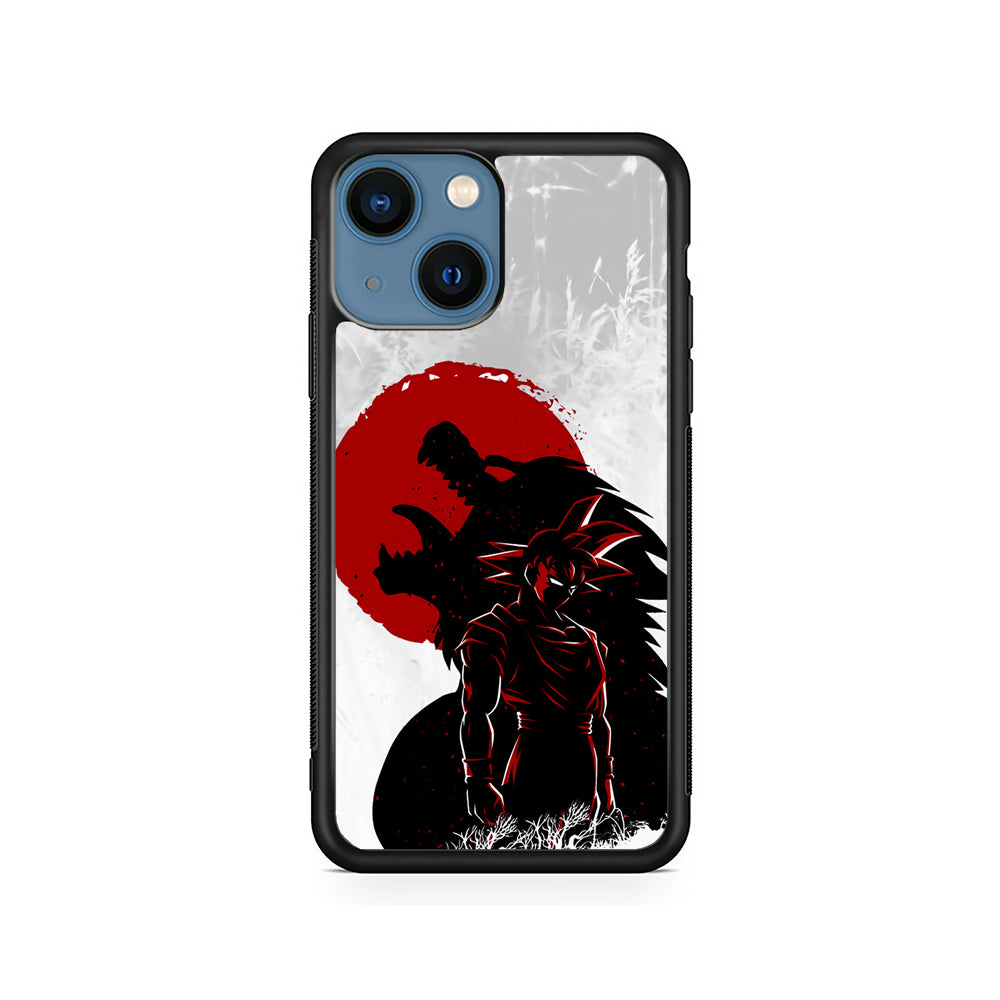 Dragon Ball Goku Red Moon iPhone 14 Case