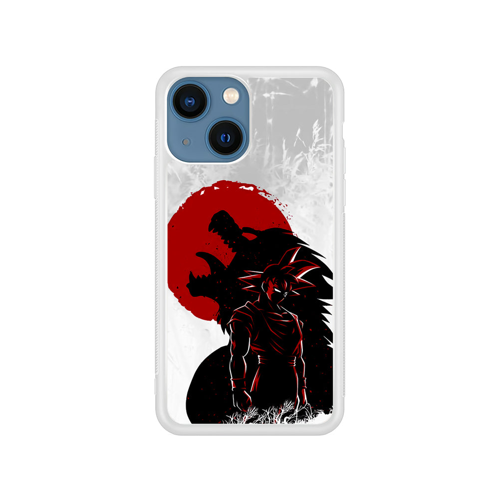 Dragon Ball Goku Red Moon iPhone 14 Case