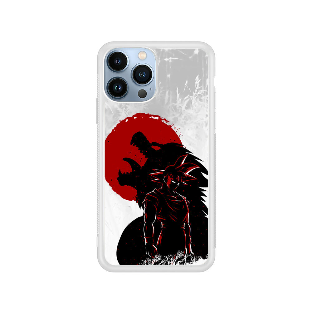 Dragon Ball Goku Red Moon iPhone 15 Pro Case