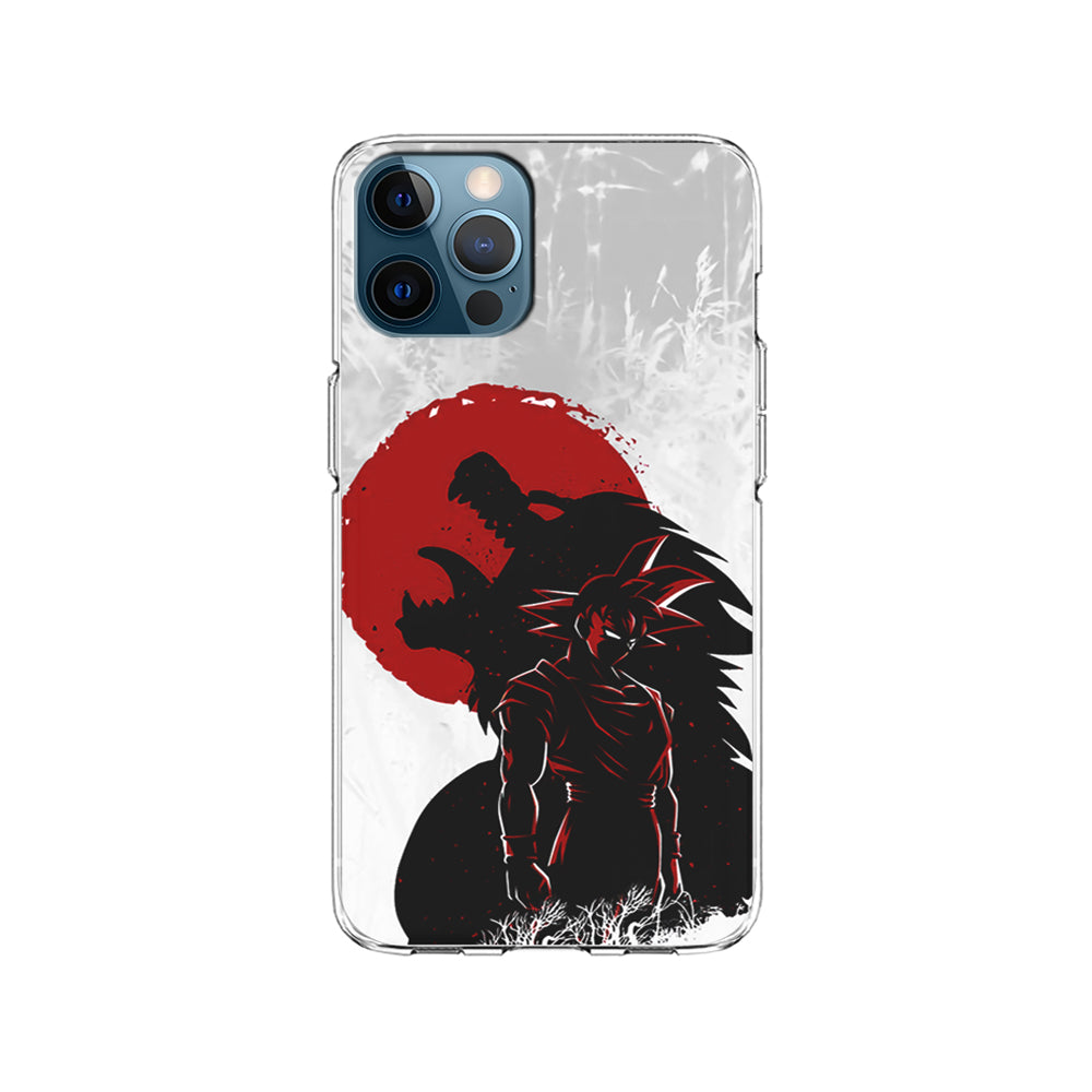 Dragon Ball Goku Red Moon iPhone 15 Pro Case