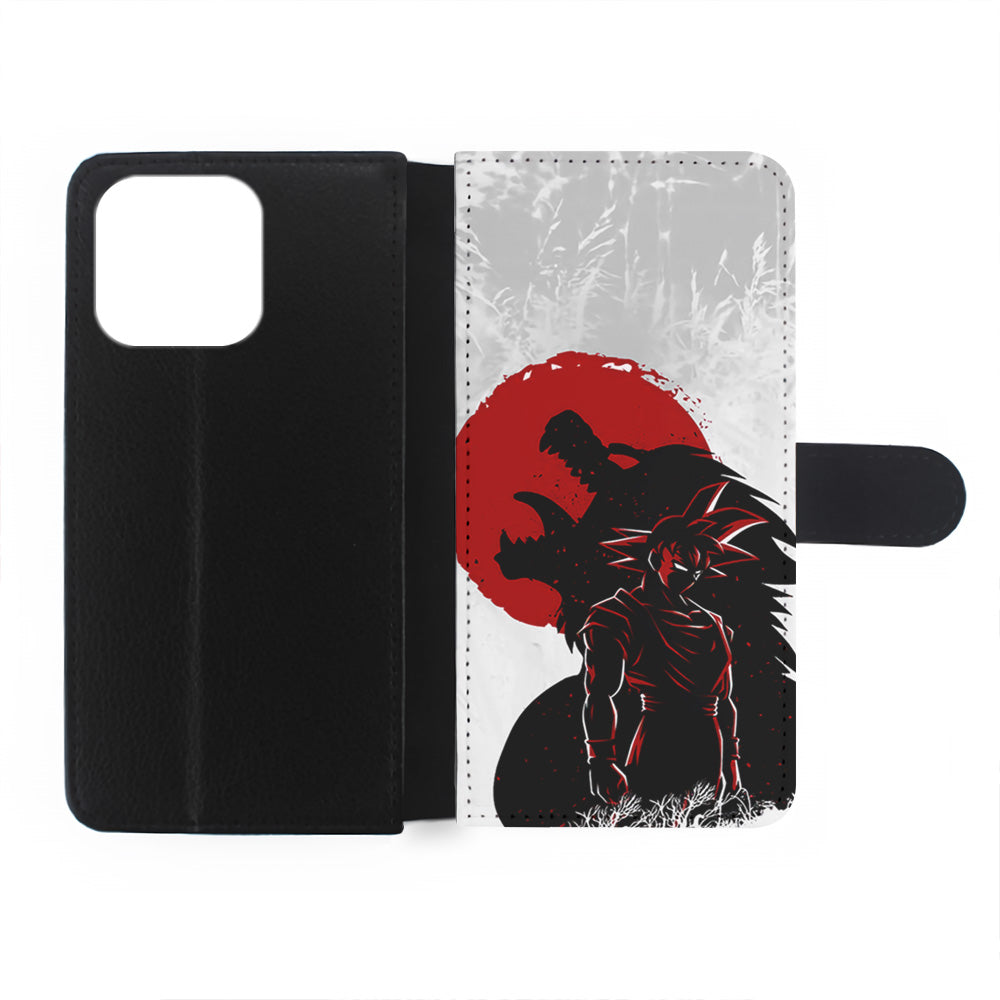 Dragon Ball Goku Red Moon iPhone 14 Case