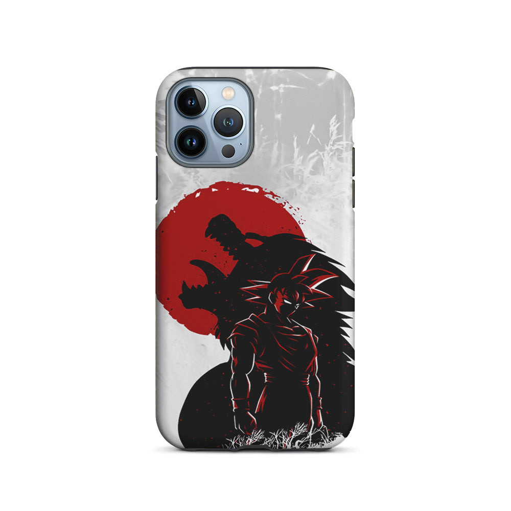 Dragon Ball Goku Red Moon iPhone 15 Pro Case