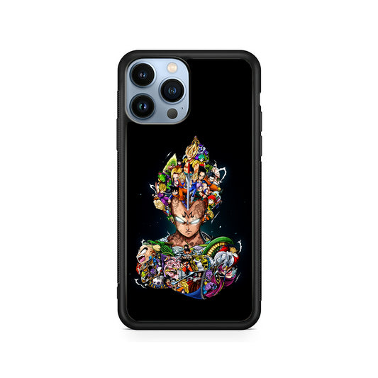 Dragon Ball Vegeta and Friends iPhone 15 Pro Case