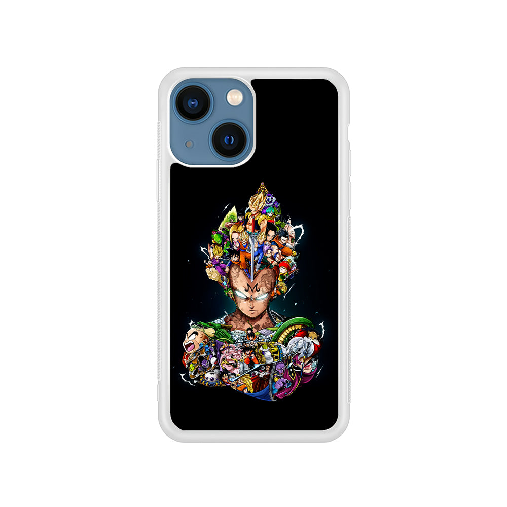 Dragon Ball Vegeta and Friends iPhone 15 Plus Case