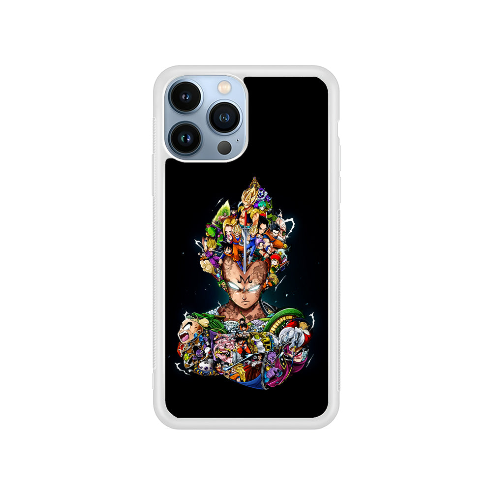 Dragon Ball Vegeta and Friends iPhone 15 Pro Case