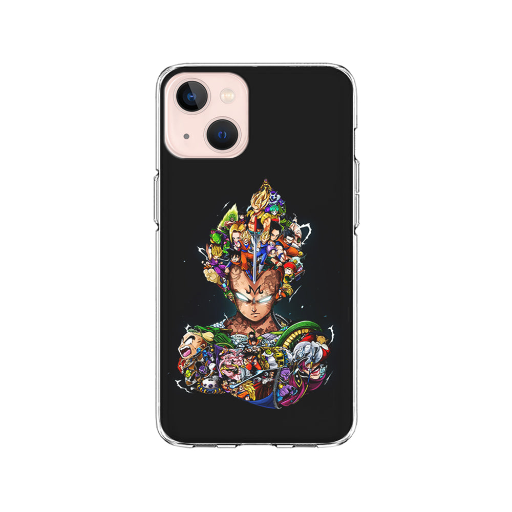 Dragon Ball Vegeta and Friends iPhone 15 Plus Case