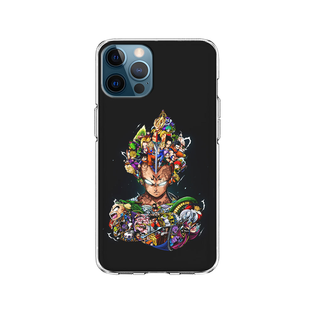 Dragon Ball Vegeta and Friends iPhone 15 Pro Case