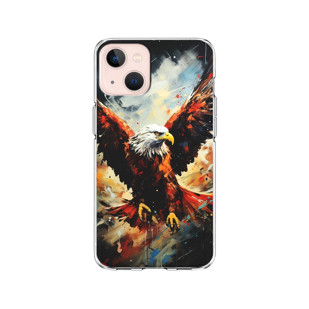 Eagle Flying In The Sky iPhone 15 Plus Case