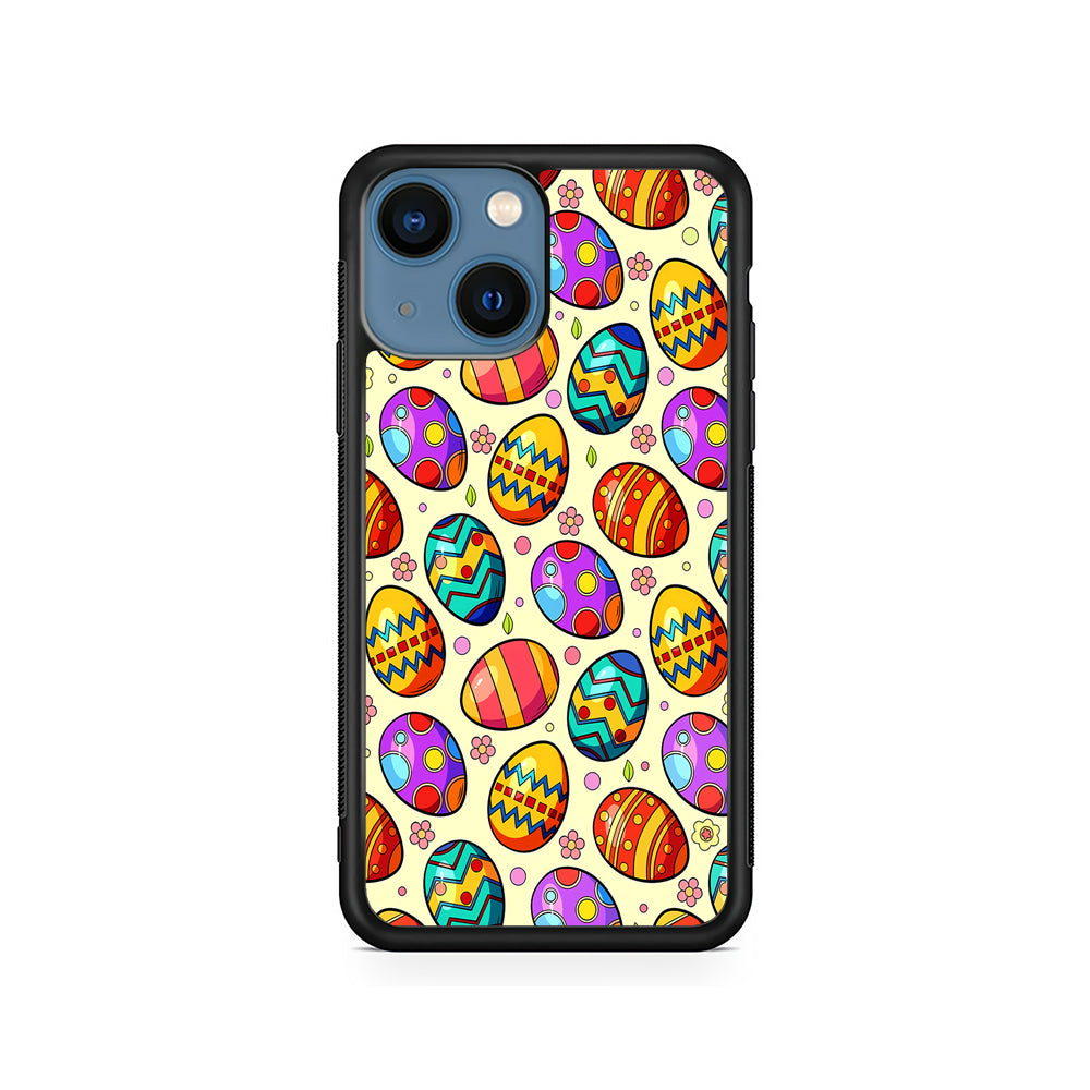 Easter Eggs Colorful Pattern iPhone 15 Plus Case