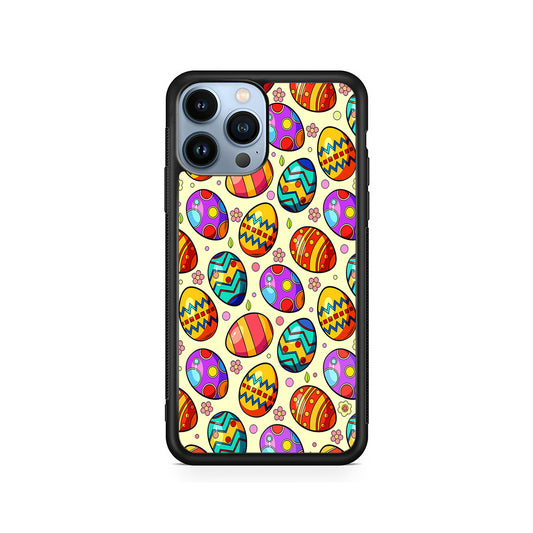 Easter Eggs Colorful Pattern iPhone 15 Pro Case