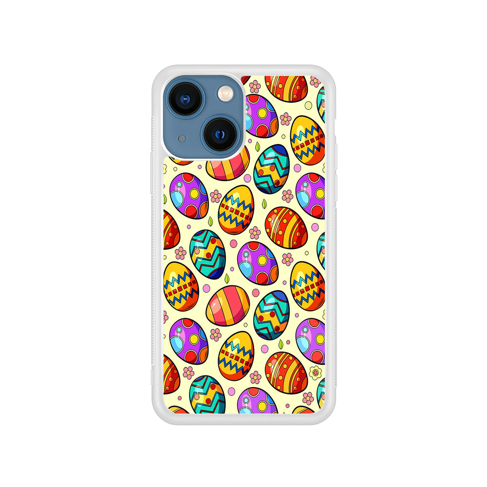 Easter Eggs Colorful Pattern iPhone 15 Plus Case