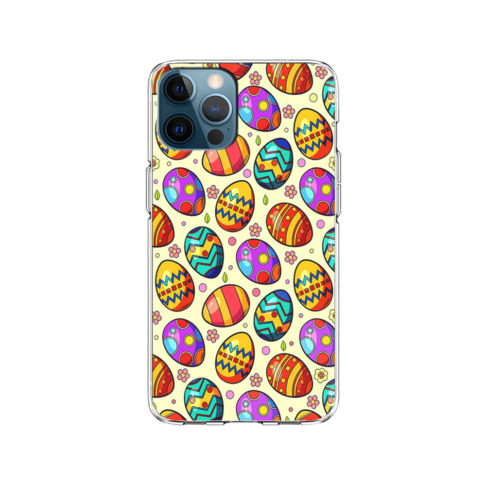 Easter Eggs Colorful Pattern iPhone 15 Pro Case