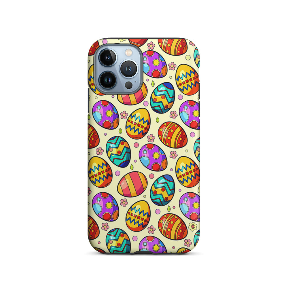 Easter Eggs Colorful Pattern iPhone 15 Pro Case