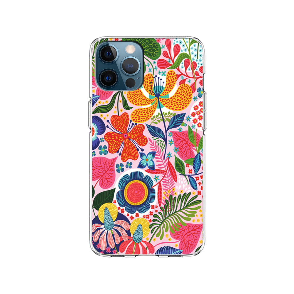 Exotic Floral Aesthetic iPhone 15 Pro Case