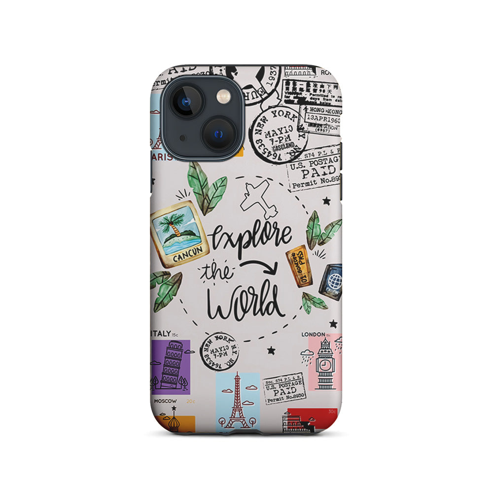 Explore The World Travel iPhone 15 Plus Case