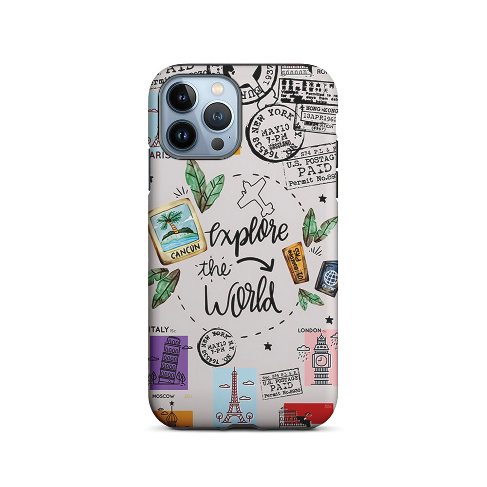 Explore The World Travel iPhone 15 Pro Case