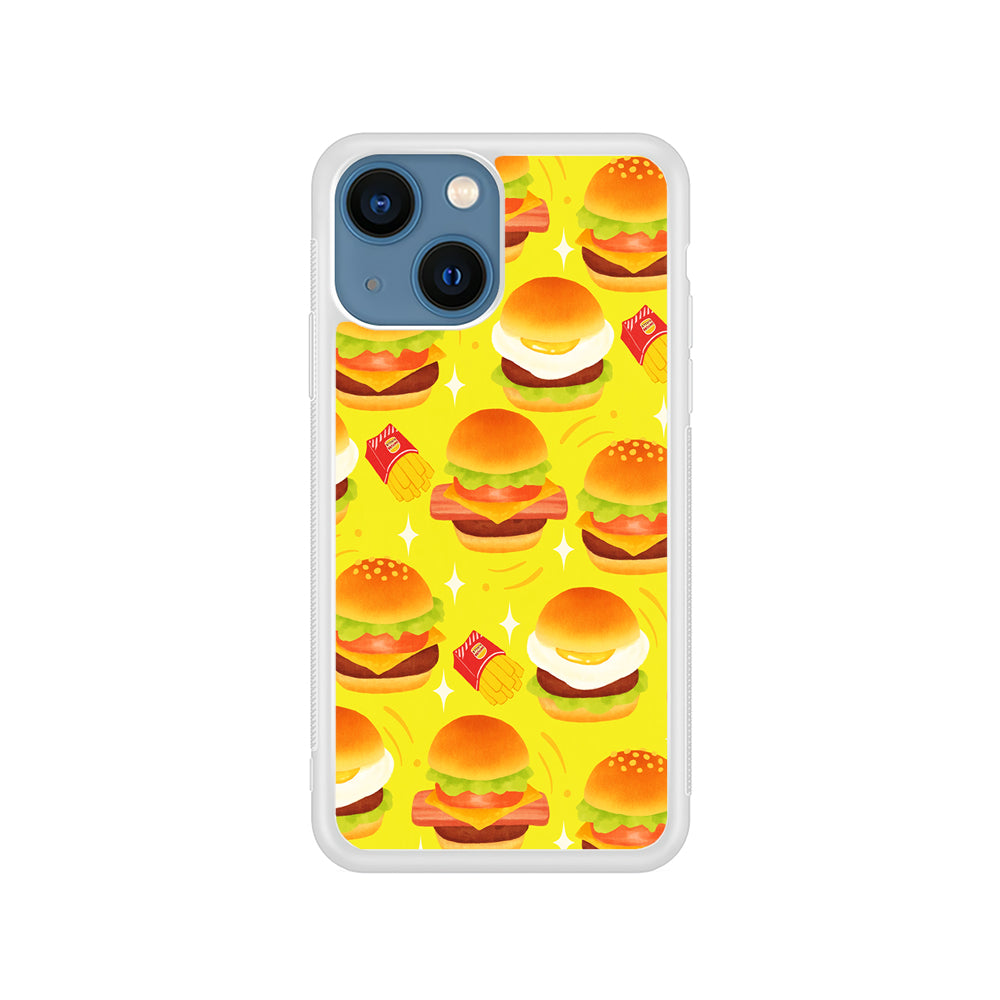 Fast Food Snack Burger iPhone 15 Plus Case