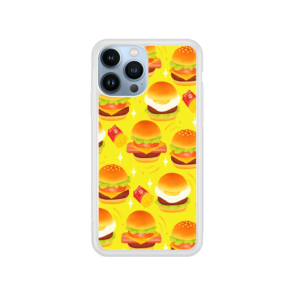 Fast Food Snack Burger iPhone 15 Pro Case