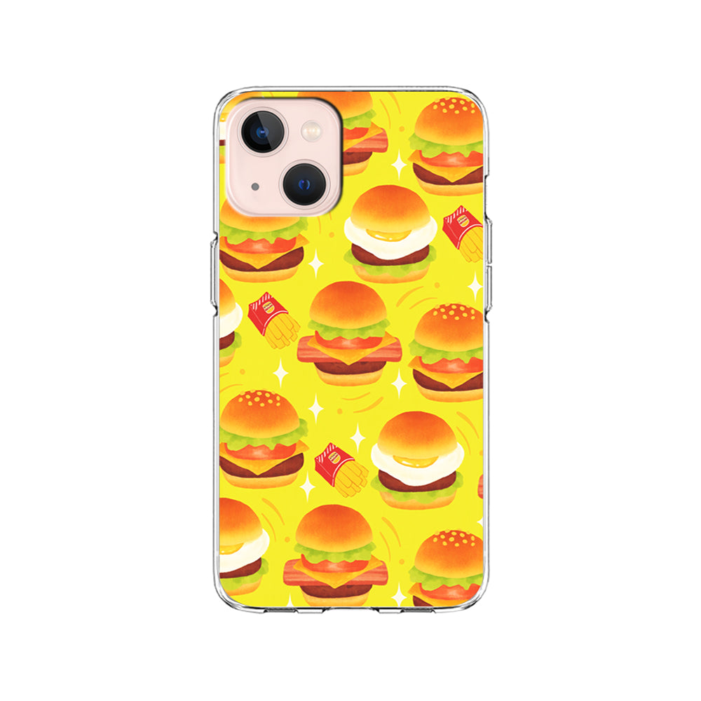 Fast Food Snack Burger iPhone 15 Plus Case