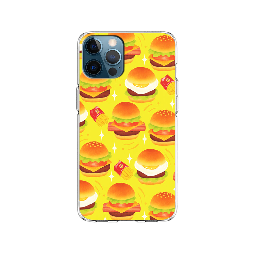 Fast Food Snack Burger iPhone 15 Pro Case