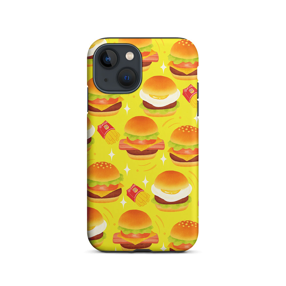 Fast Food Snack Burger iPhone 15 Plus Case