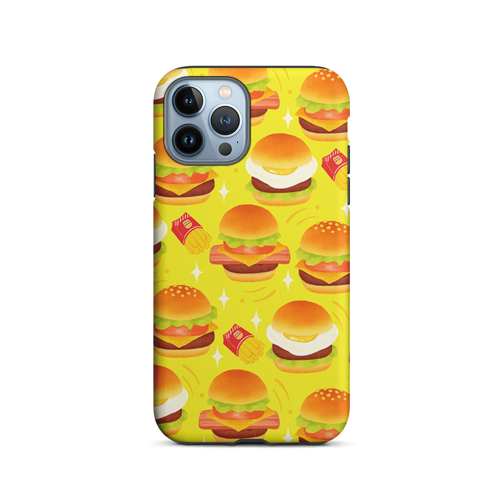 Fast Food Snack Burger iPhone 15 Pro Case