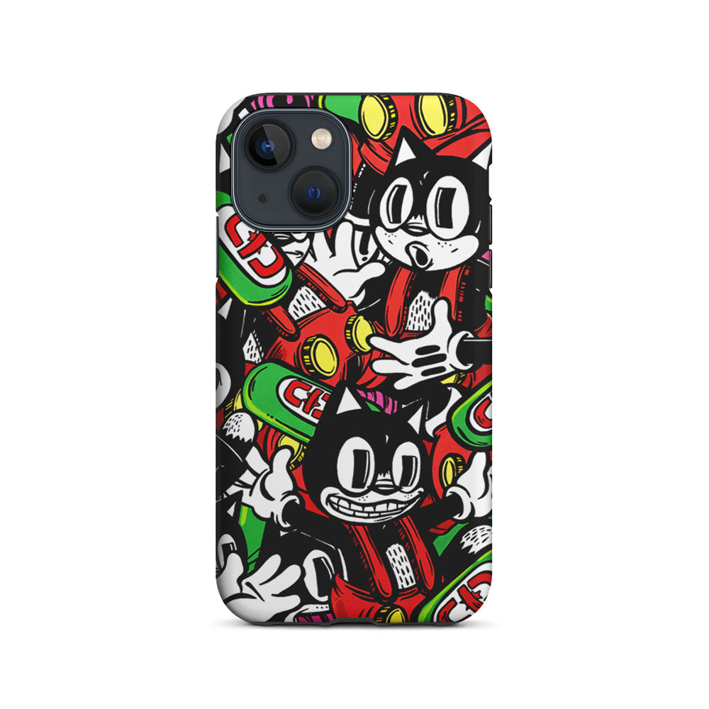 Felix The Cat Club Party iPhone 14 Case