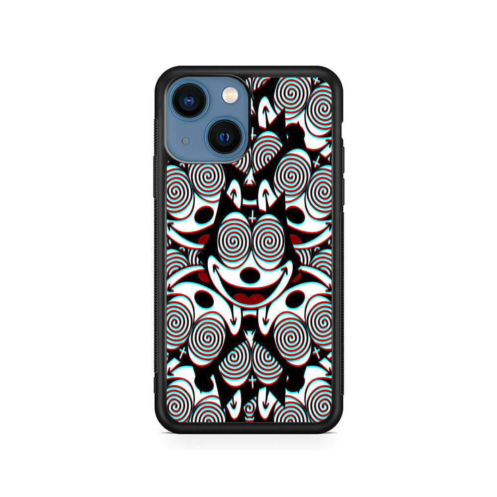 Felix The Cat Hypnotic iPhone 15 Plus Case