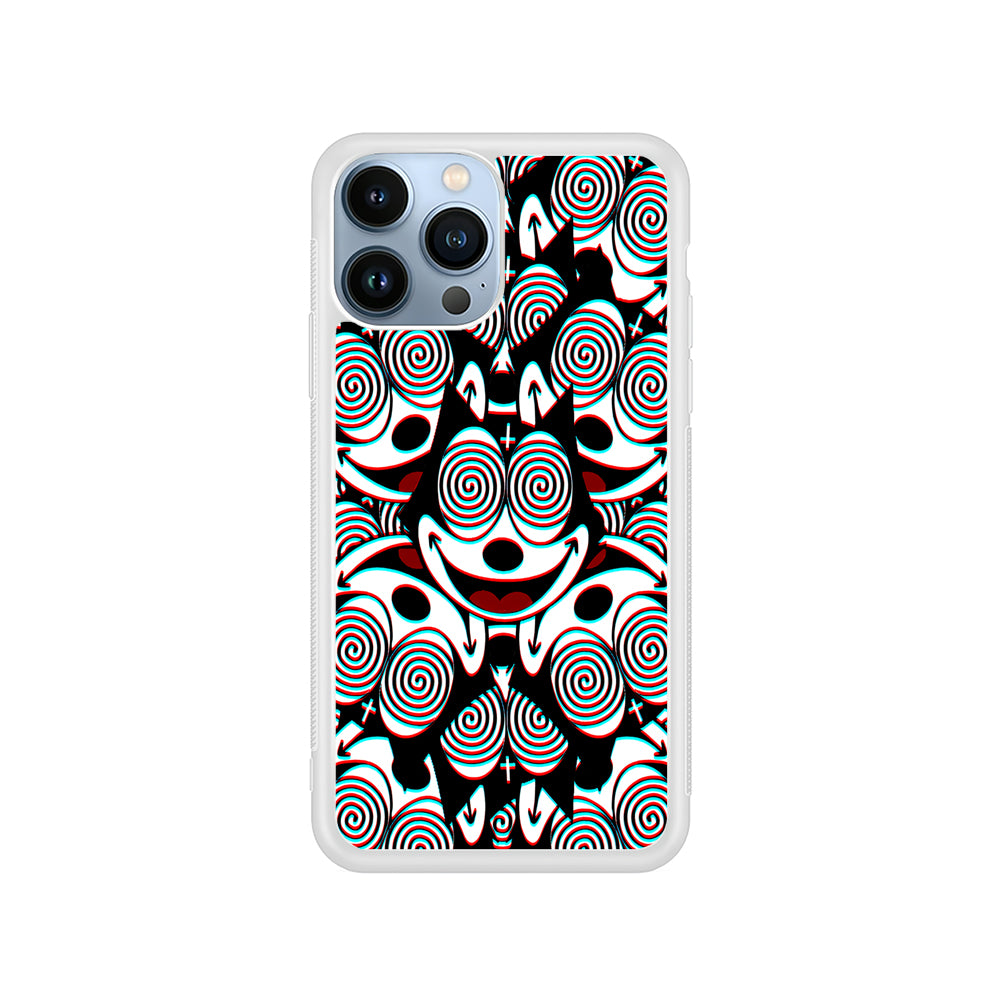 Felix The Cat Hypnotic iPhone 15 Pro Case