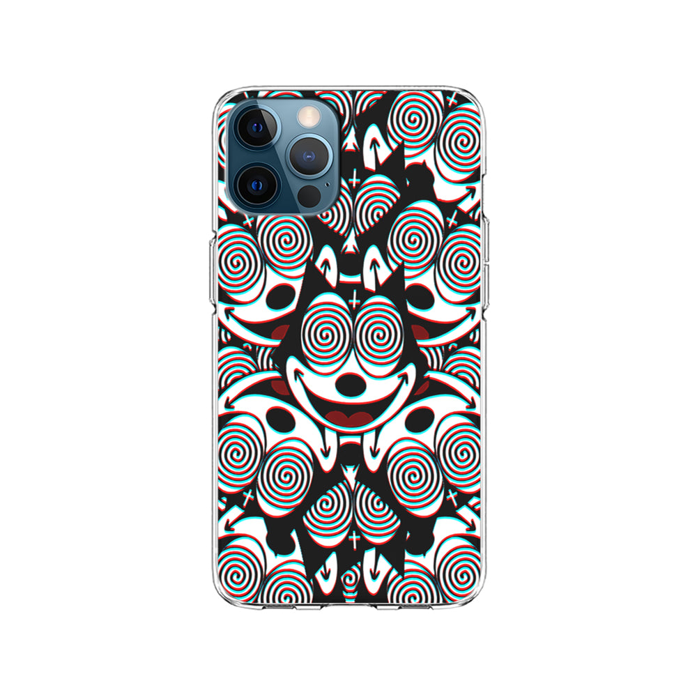 Felix The Cat Hypnotic iPhone 15 Pro Case