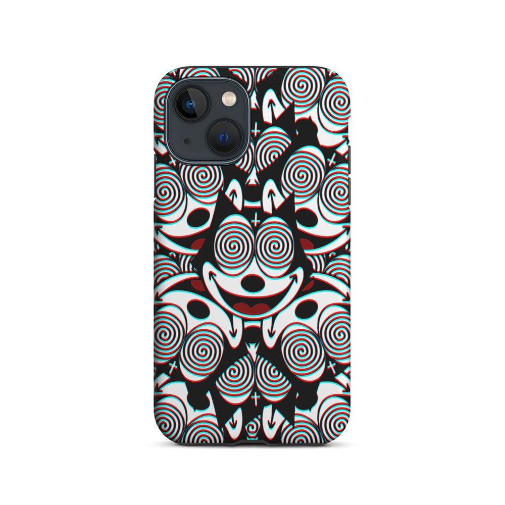 Felix The Cat Hypnotic iPhone 15 Plus Case