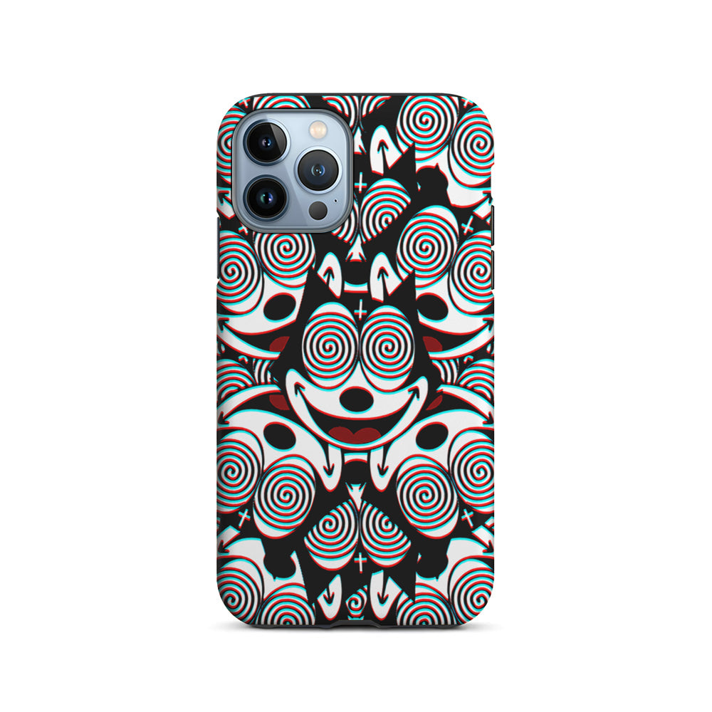 Felix The Cat Hypnotic iPhone 15 Pro Case