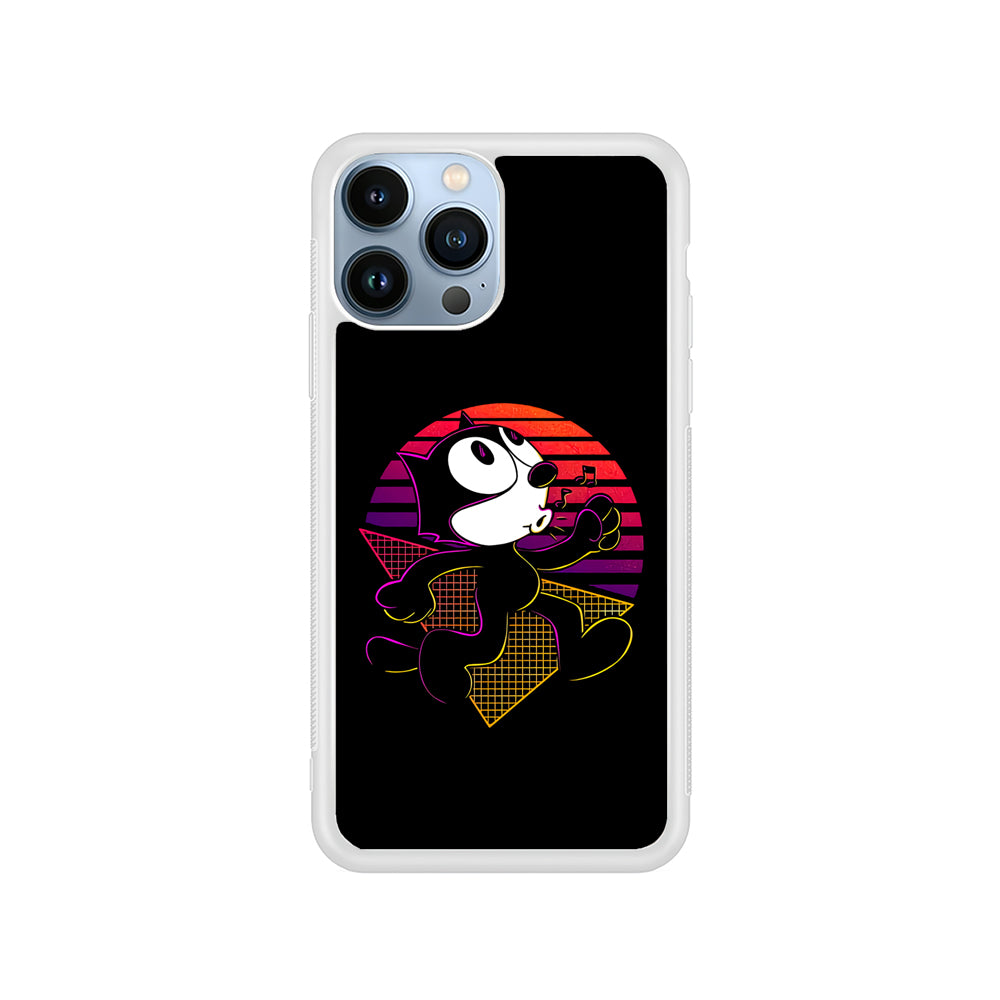 Felix The Cat Whistling iPhone 15 Pro Case