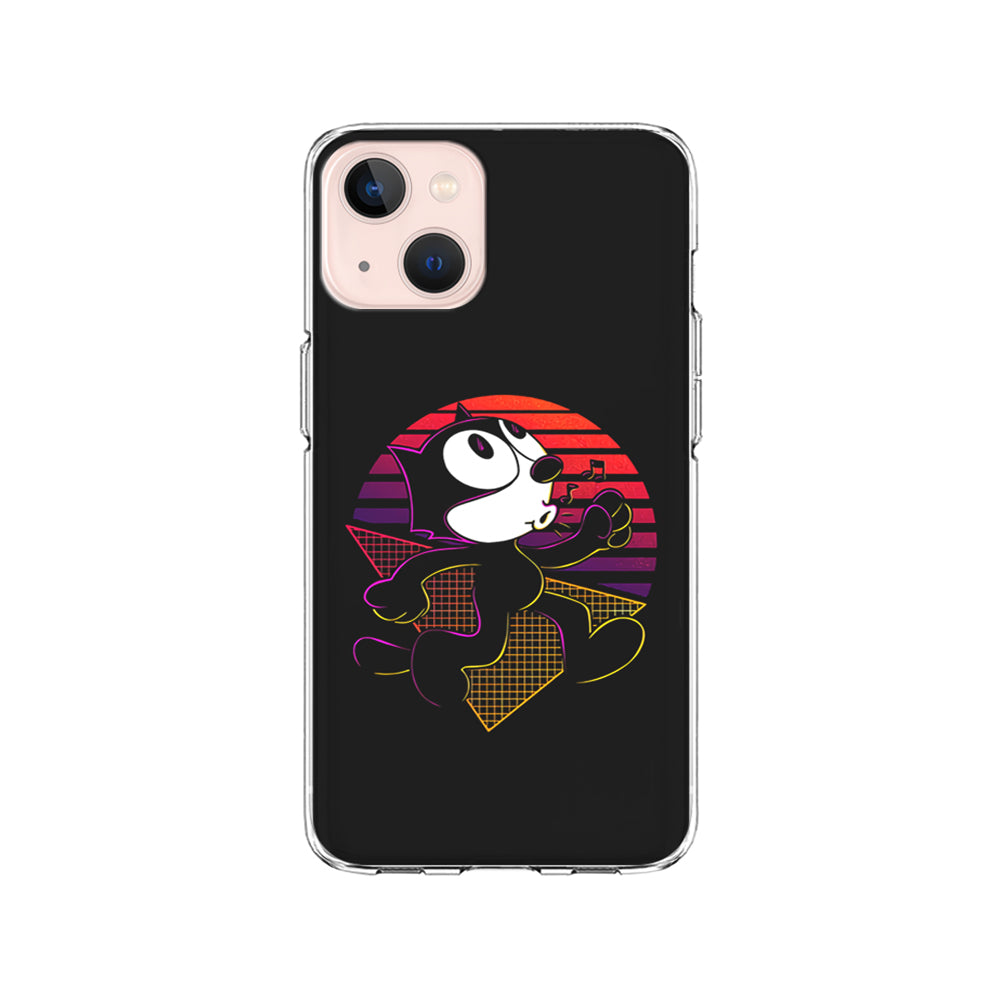 Felix The Cat Whistling iPhone 14 Case