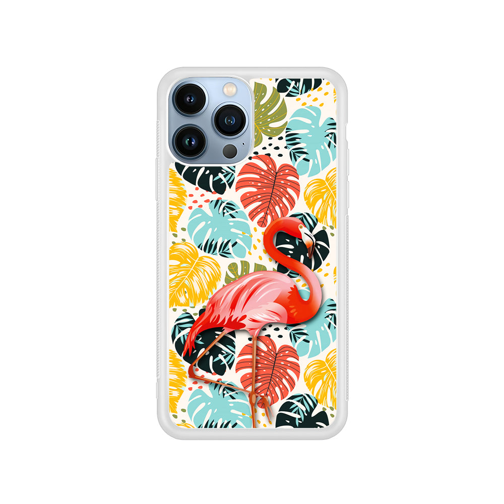 Flamingo Stand in Beauty iPhone 15 Pro Case