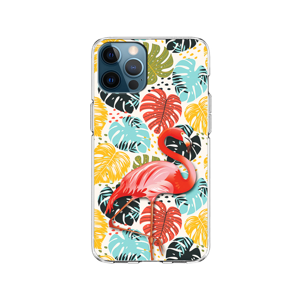 Flamingo Stand in Beauty iPhone 15 Pro Case