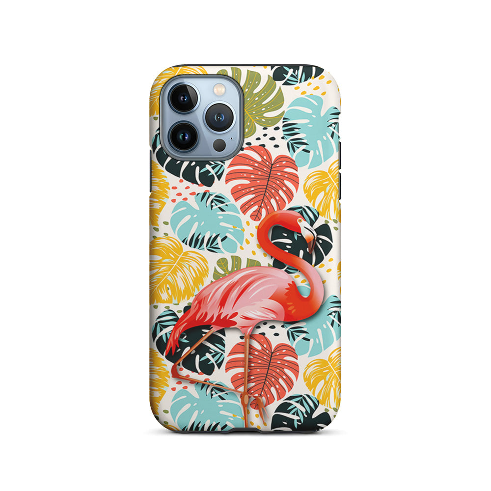 Flamingo Stand in Beauty iPhone 15 Pro Case