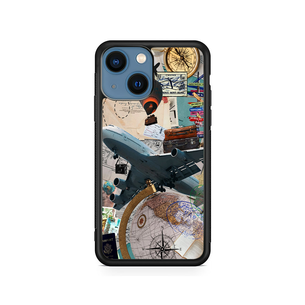 Flight Travel Vacation iPhone 15 Plus Case