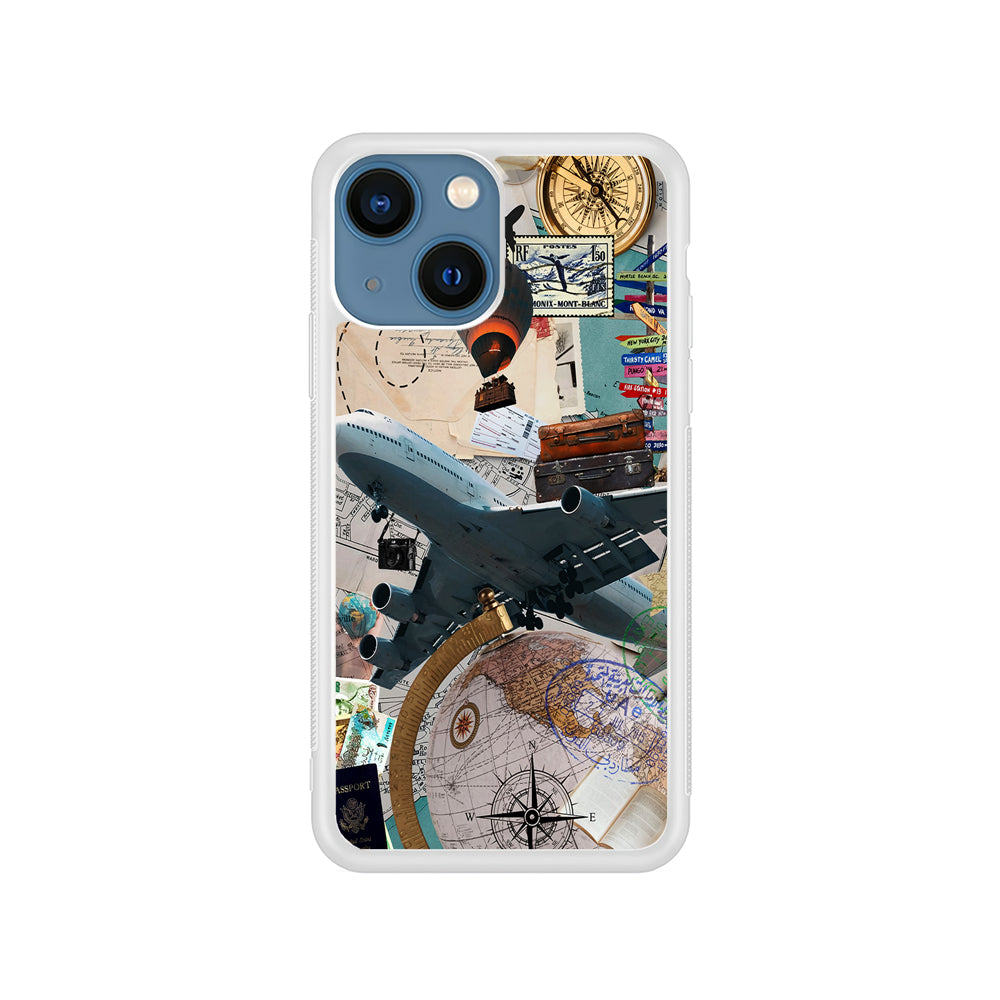 Flight Travel Vacation iPhone 15 Plus Case