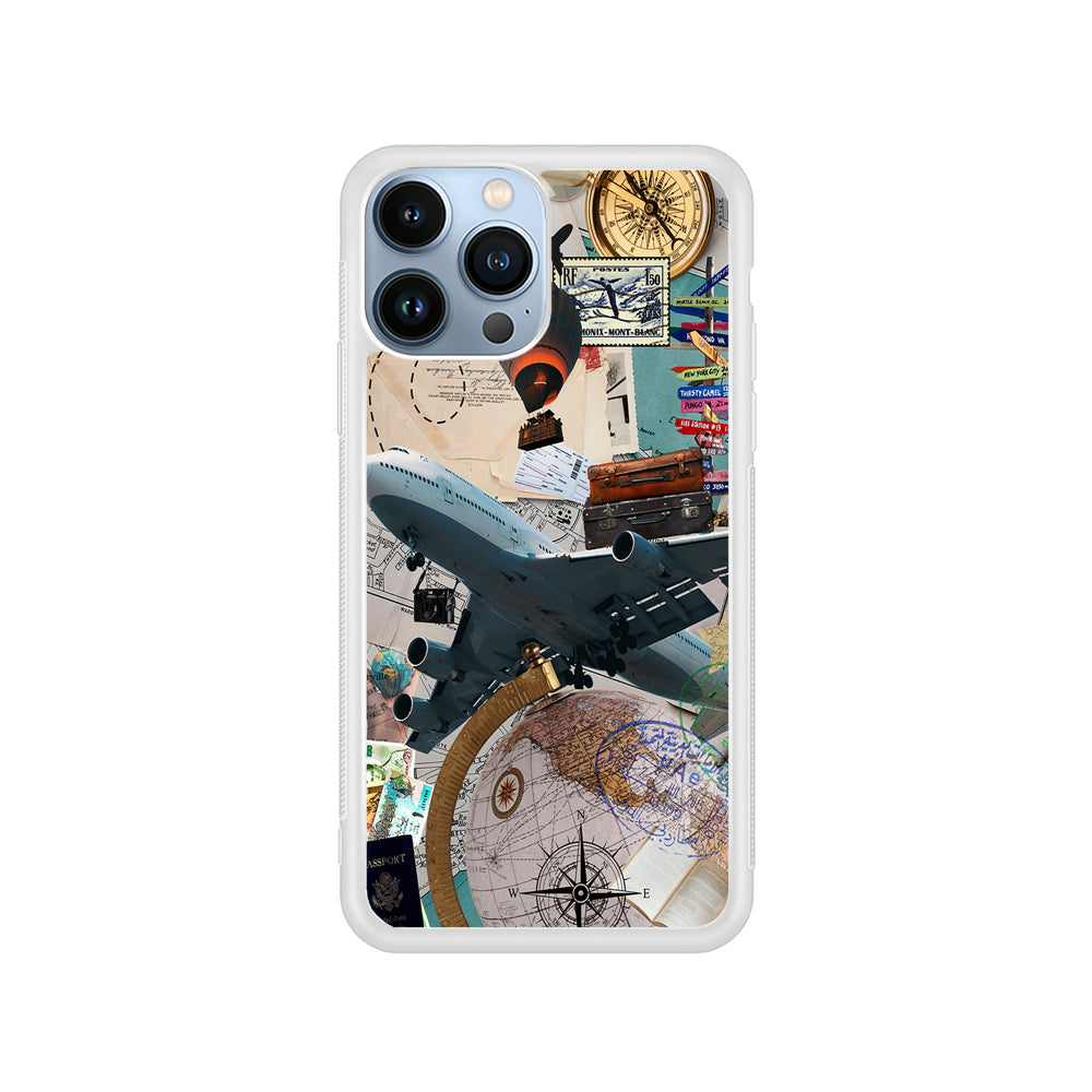 Flight Travel Vacation iPhone 15 Pro Case