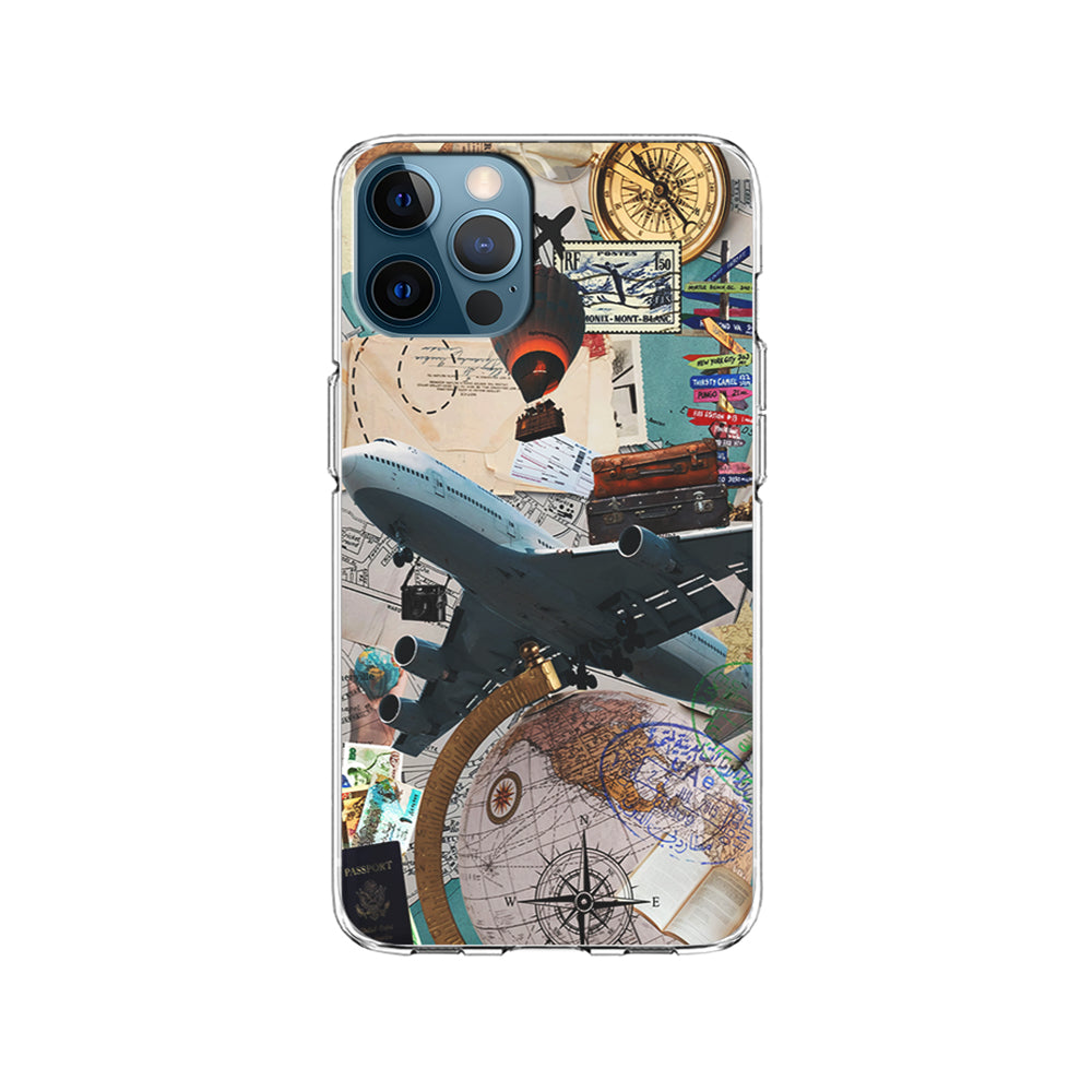 Flight Travel Vacation iPhone 15 Pro Case