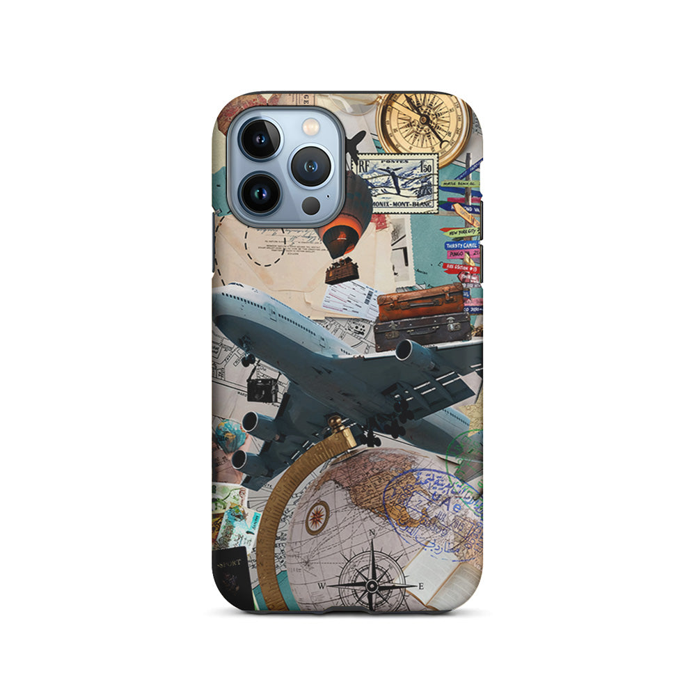 Flight Travel Vacation iPhone 15 Pro Case