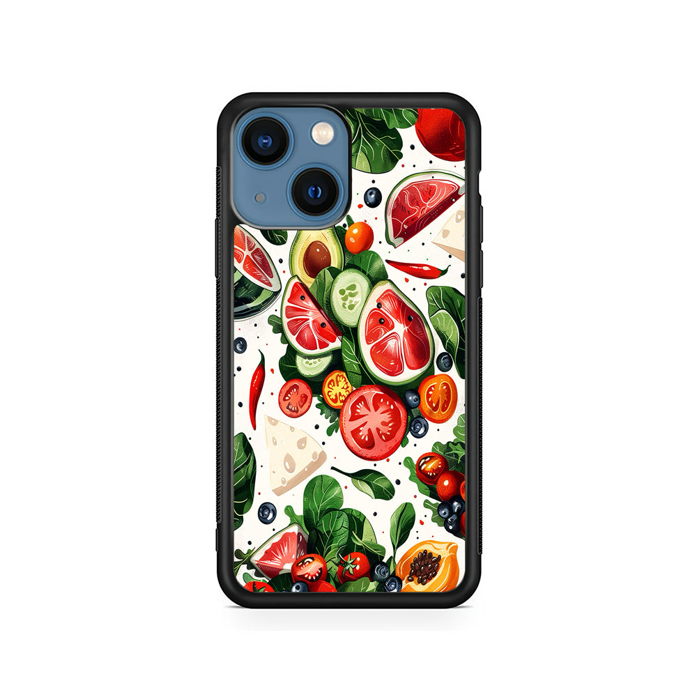 Fresh Organic Fruits and Vegetables iPhone 15 Plus Case