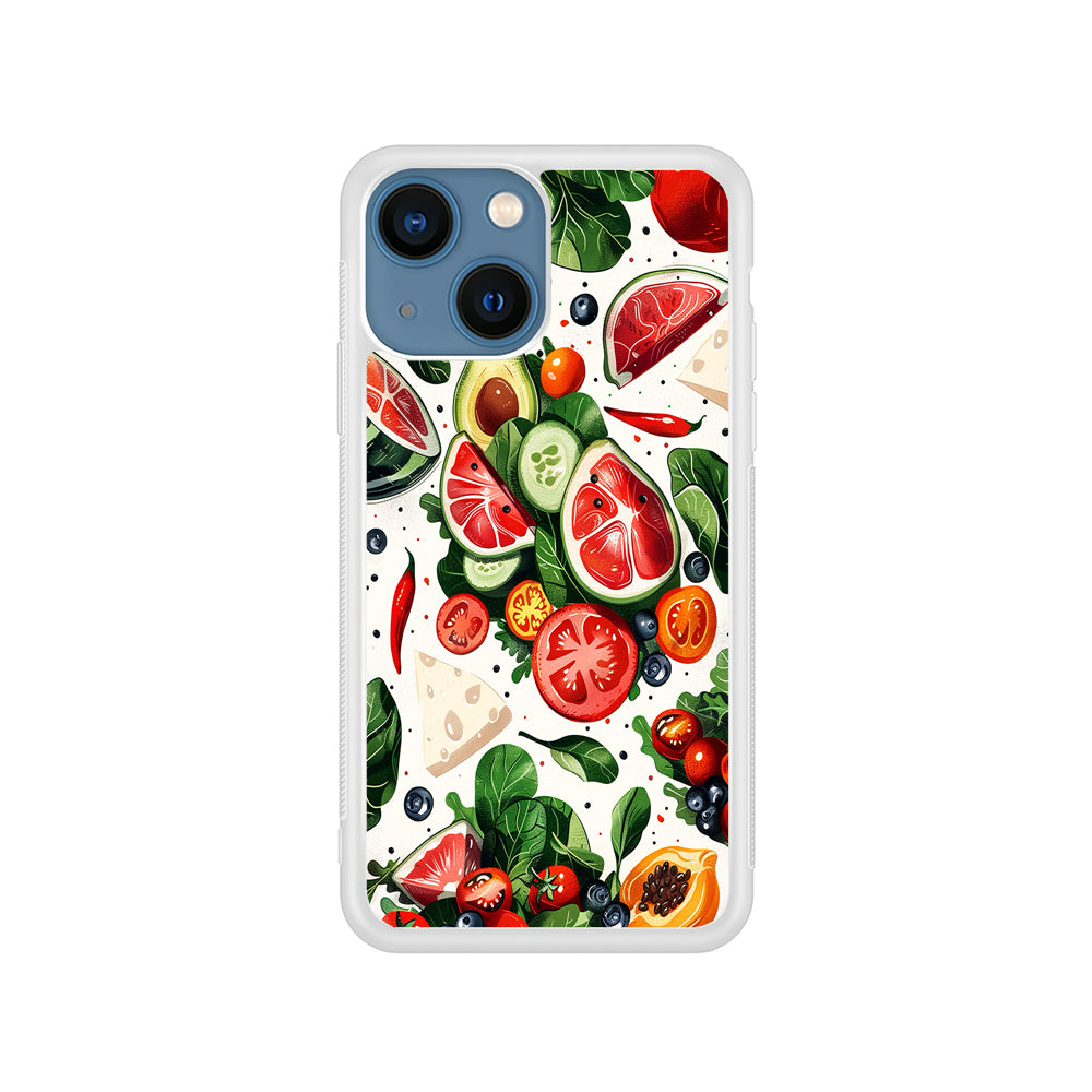 Fresh Organic Fruits and Vegetables iPhone 15 Plus Case