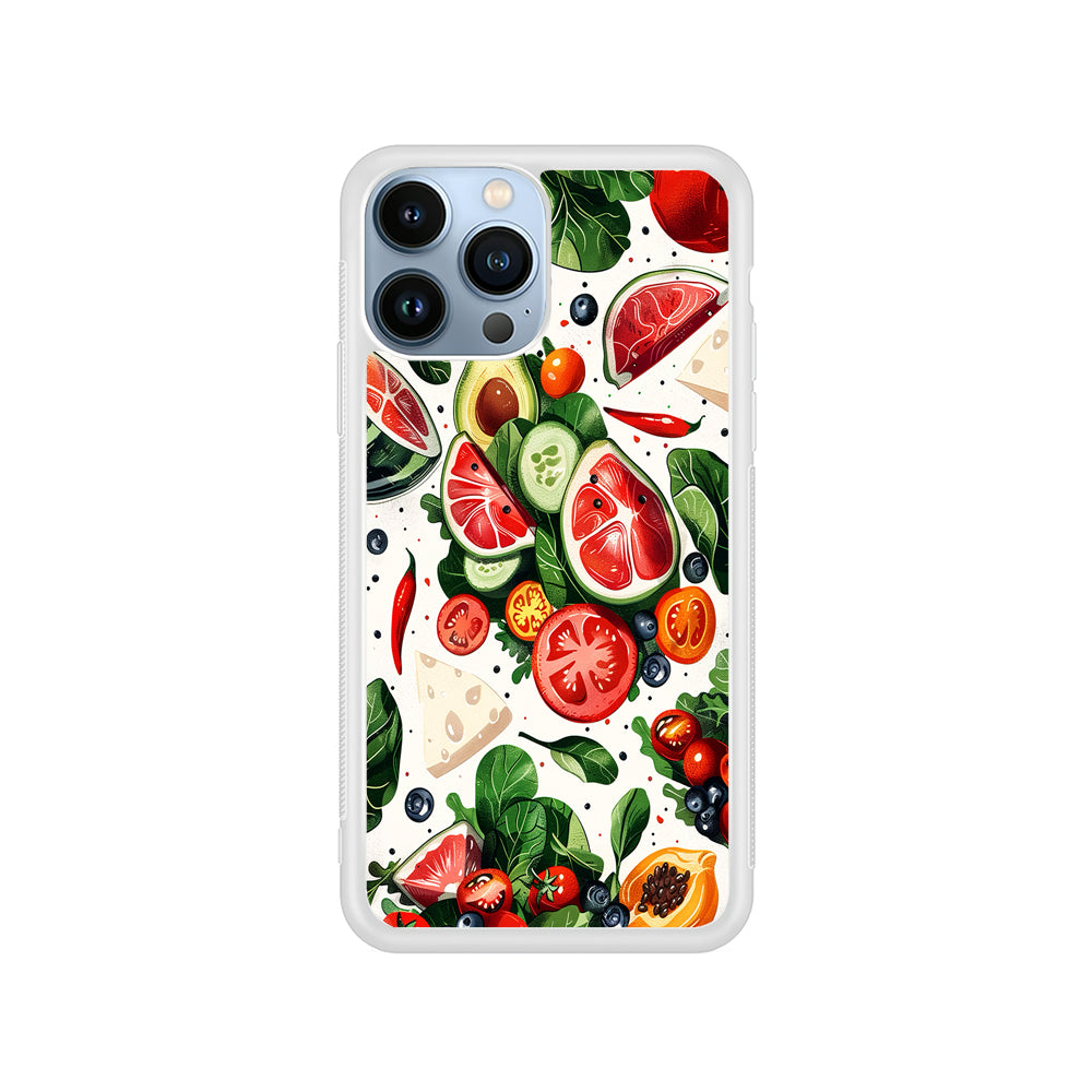 Fresh Organic Fruits and Vegetables iPhone 15 Pro Case